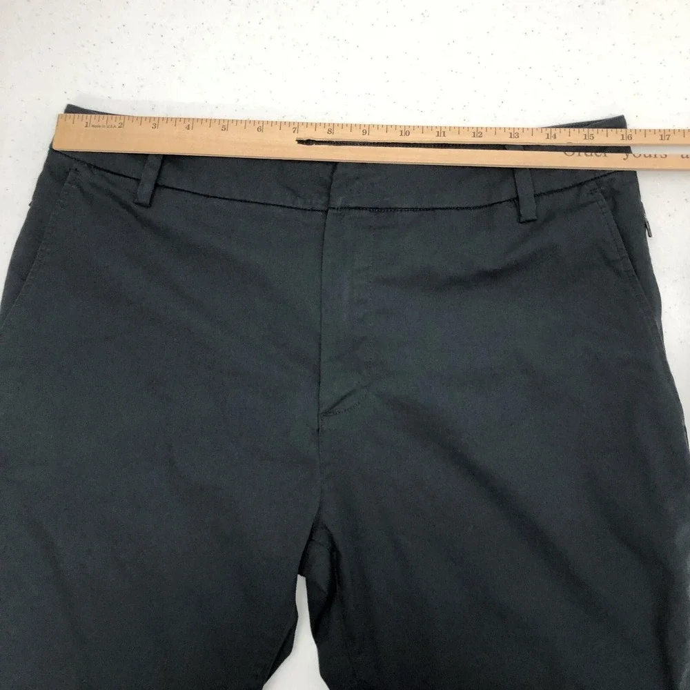 Birddogs Pants Mens 32x28 Black Chino Stretch Lined Flat Front Casual Golf Day